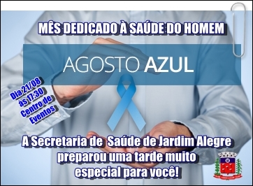 CONVITE DA SECRETARIA DE SAÚDE DE JARDIM ALEGRE.